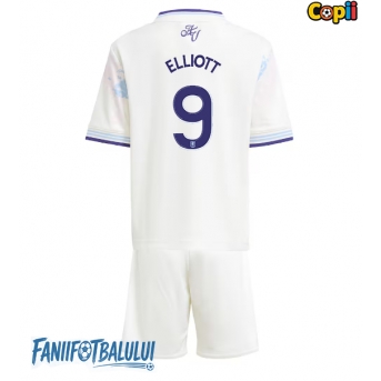 Aston Villa Harvey Elliott #9 Echipament de Fotbal Replică 2025-26 Copii Treilea (+ Șorturi)